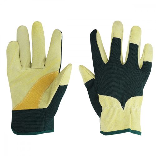 Manusi de gradinarit din piele intoarsa Navaris, Marime M, Tesatura Spandex, 49174.02