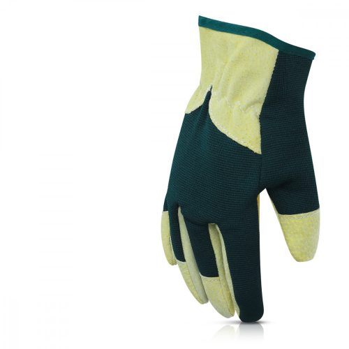 Manusi de gradinarit din piele intoarsa Navaris, Marime M, Tesatura Spandex, 49174.02