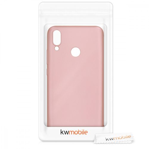 Husa pentru Huawei Y9 (2019), Silicon, Rose Gold, 46533.31