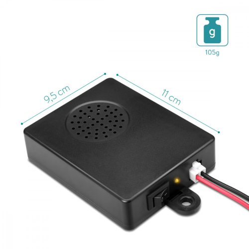 Repelent auto cu ultrasunete pentru rozatoare Navaris, 12V, Negru, 49251.01