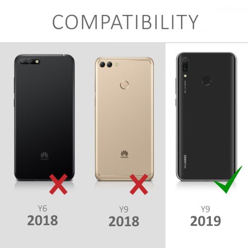 Husa pentru Huawei Y9 (2019), Silicon, Rosu, 49340.01