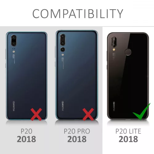 Husa pentru Huawei P20 Lite, Silicon, Negru, 46534.12