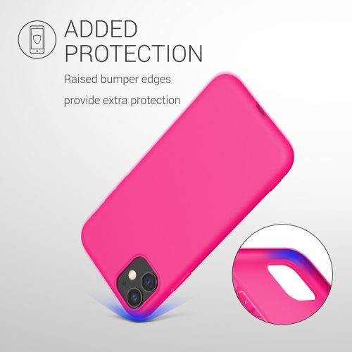 Husa pentru Apple iPhone 11, Silicon, Roz, 49783.77