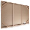 Tabla magnetica Navaris, lemn vopsit, 90x60 cm, whiteboard si magneti, multicolor, lemn/MDF/metal