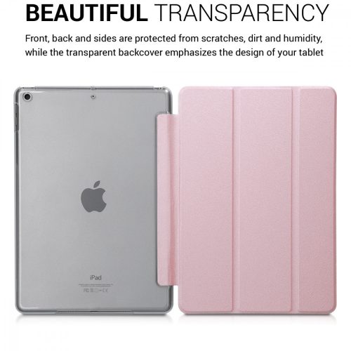 Husa pentru Apple iPad 10.2 2019, Piele ecologica, Roz, 50343.81