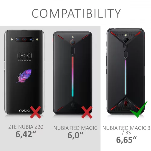 Husa pentru  ZTE Nubia Red Magic 3, Silicon, Gri, 50735.22