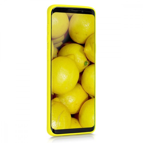Husa pentru Samsung Galaxy S9, Silicon, Galben, 44089.165
