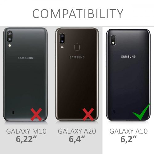 Husa pentru Samsung Galaxy A10, Silicon, Negru, 50035.02