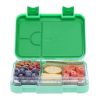 Cutie alimentara Navaris Bento Box, 4-6 compartimente, verde, plastic, 49877.01.07