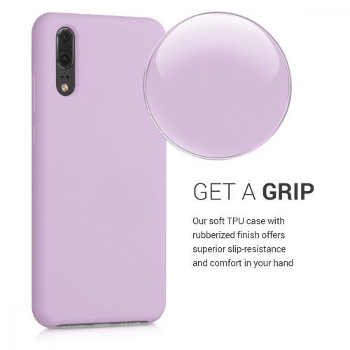 Husa pentru Huawei P20, Silicon, Mov, 45689.140