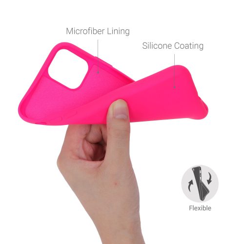 Husa pentru Apple iPhone 11, Silicon, Roz, 50791.77