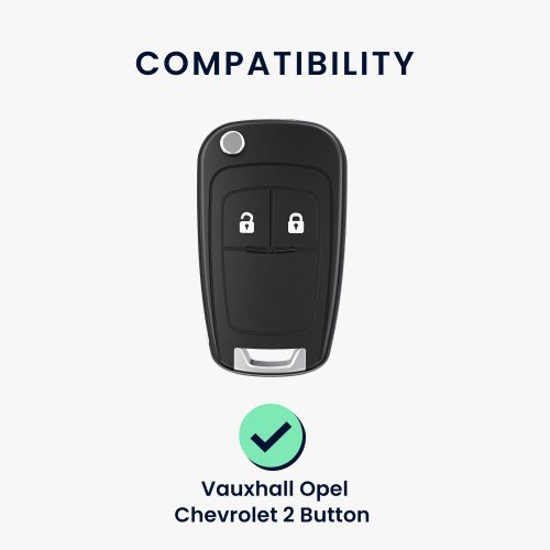Husa Cheie Auto pentru Opel / Chevrolet - 2 Butoane, Silicon, Silver, 52649.02