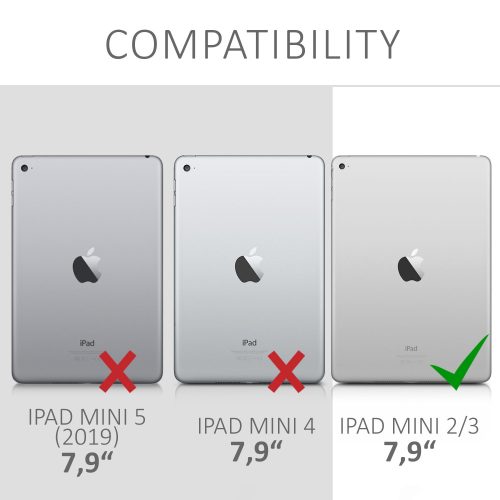 Husa pentru Apple iPad Mini 3 / Apple iPad Mini 2, Silicon, Albastru, 37960.06