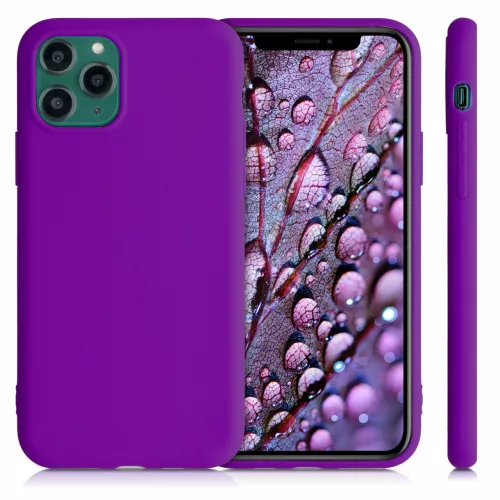 Husa pentru Apple iPhone 11 Pro, Silicon, Violet, 49781.82