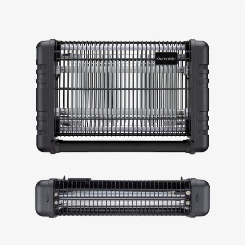 Lampa UV pentru insecte 4000V, 80 m2, Kwmobile, Negru, Plastic, 53414.01