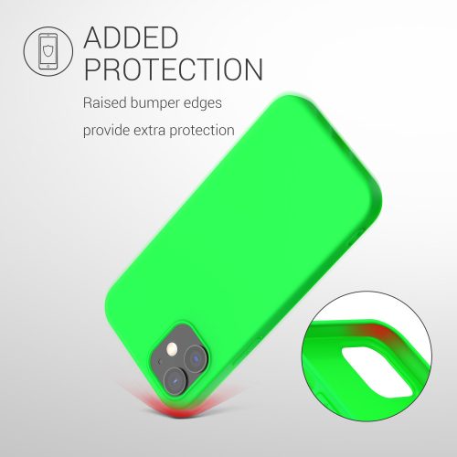 Husa pentru Apple iPhone 12 / iPhone 12 Pro, Silicon, Verde, 53939.44