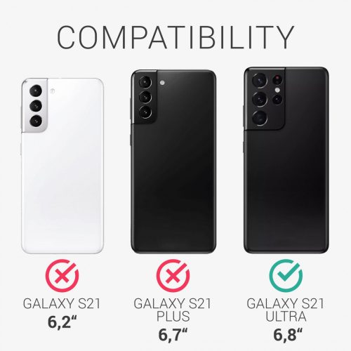 Husa pentru Samsung Galaxy S21 Ultra, Silicon, Albastru, 54074.58