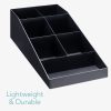 Organizator pentru cafea si ceai Navaris cu 7 compartimente, Negru, 54093.01