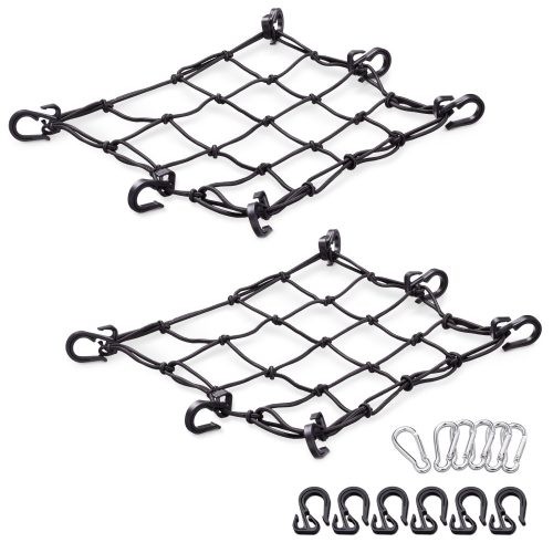 Set 2 Plase de marfa pentru motociclete Navaris, 40 x 40 cm, Carlige, Carabiniere, 54307.01