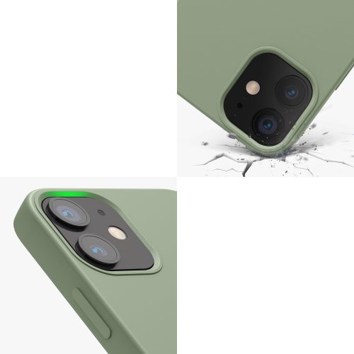 Husa pentru Apple iPhone 12 Mini, Silicon, Verde, 52640.172