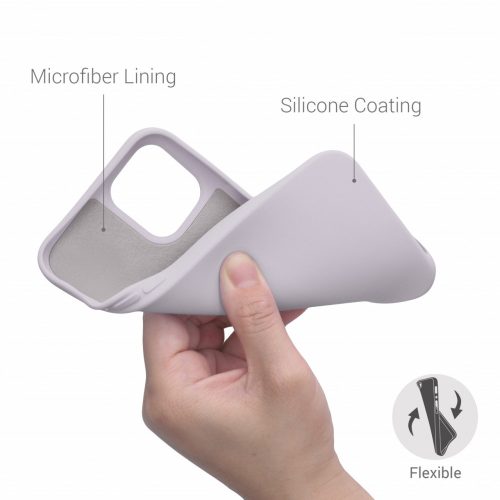 Husa pentru Apple iPhone 12 / iPhone 12 Pro, Silicon, Mov, 53844.192