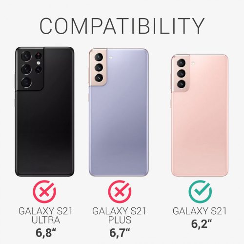 Husa pentru Samsung Galaxy S21, Silicon, Albastru, 54056.205