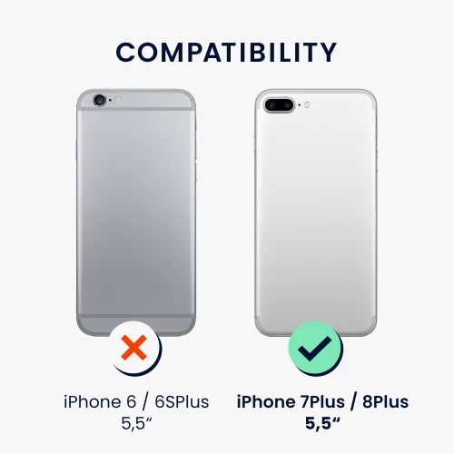 Husa pentru Apple iPhone 8 Plus / iPhone 7 Plus, Silicon, Roz, 49916.154