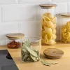Set 4 Borcane de depozitare cu capac Navaris, 1400ml, 1000ml, 600ml si 300ml, 54691.02.04