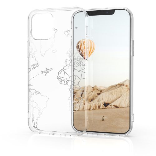 Husa pentru Apple iPhone 12 / iPhone 12 Pro, Silicon, Silver, 53035.12