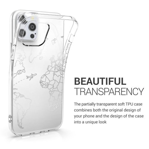 Husa pentru Apple iPhone 12 / iPhone 12 Pro, Silicon, Silver, 53035.12