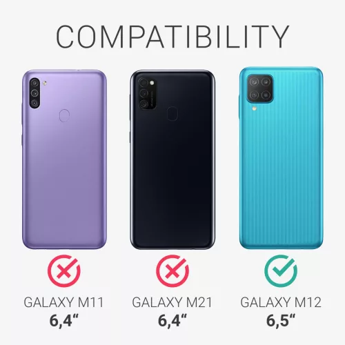 Husa pentru Samsung Galaxy M12, Silicon, Verde, 55077.50