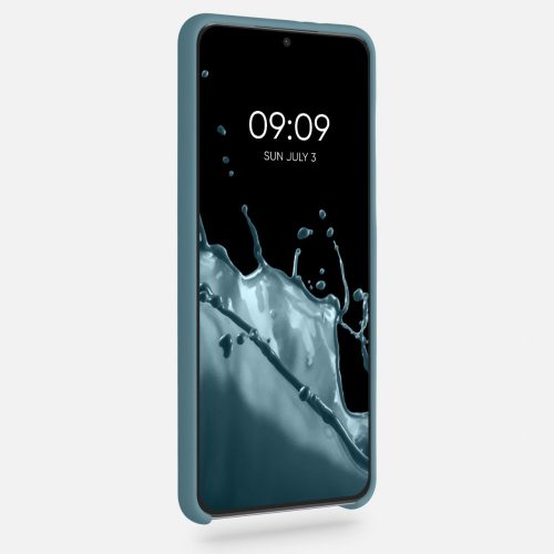 Husa pentru Samsung Galaxy S21 Plus, Silicon, Albastru, 54066.206