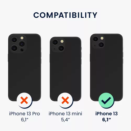 Husa pentru iPhone 13, Silicon, Negru, 55950.01