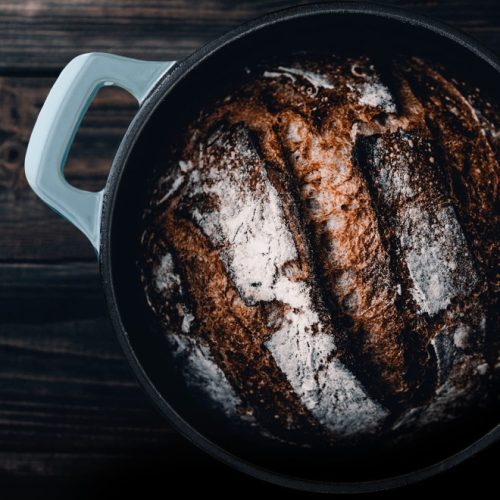 Oala antiaderenta din fonta Navaris pentru plite/cuptoare - 24 cm - 3,5 l - verde deschis, 48777.01.71