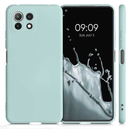 Husa pentru Xiaomi Mi 11 Lite 5G, Silicon, Verde, 56047.200, kwmobile