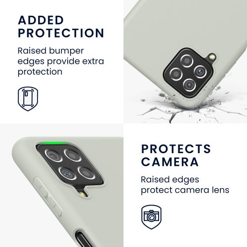 Husa pentru Samsung Galaxy A22, Silicon, Verde, 55493.70, kwmobile