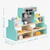Set joc Magazin de cafea din lemn Navaris, 27 accesorii, 42 x 30, 5 x 18, 1 cm, 18 + luni, maro, lemn