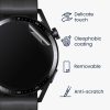 Set 3 Folii protectie pentru Huawei Watch GT 3 (42mm), kwmobile, Polimer, Transparent, 56985.1