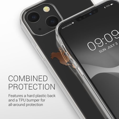 Husa pentru Apple iPhone 13 Mini, Silicon, Transparent, 57142.03, kwmobile