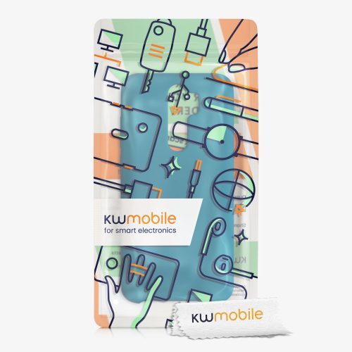 Husa Kwmobile pentru Xiaomi Redmi Note 8 Pro, Silicon, Albastru, 50248.224