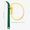 Desfacator borcane Navaris cu curea multifunctionala 8 inch, 52 cm, 57146.1