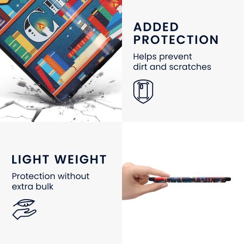 Husa pentru Amazon Kindle Oasis 10, Kwmobile, Multicolor, Piele ecologica, 49417.07