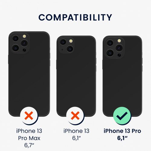 Husa Kwmobile pentru Apple iPhone 13 Pro, Silicon, Mov, 55880.235