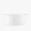 Set de 2 boluri pentru apa si hrana pentru caini si pisici, Alb, Ceramica, 55229.02