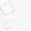 Husa Kwmobile pentru Samsung Galaxy A22 5G, Silicon, Transparent/Auriu, 58363.01