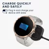 Cablu de incarcare USB pentru Suunto 7, Kwmobile, Negru, Plastic, 58458.01
