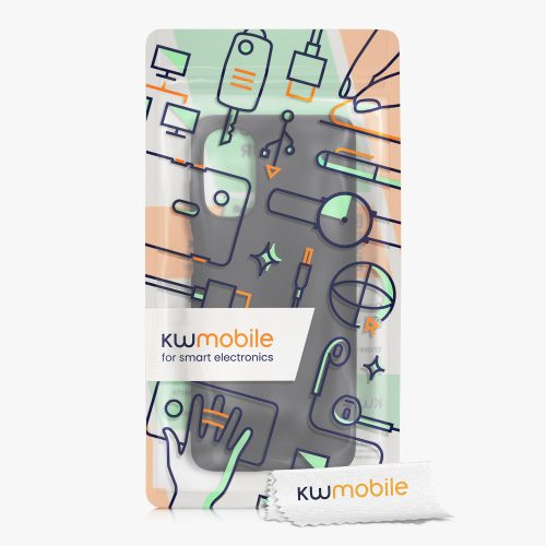 Husa Kwmobile pentru Motorola Moto G (2022), Silicon, Negru, 58530.47