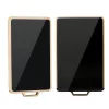 Husa Cheie Auto pentru Tesla Model 3/Model Y, Kwmobile, Negru/Auriu, Silicon, 58600.01