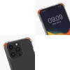 Husa Kwmobile pentru Apple iPhone 14 Pro Max, Silicon, Transparent/Auriu, 59105.21