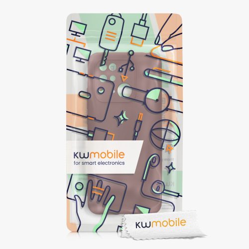 Husa Kwmobile pentru Xiaomi Redmi 10C, Silicon, Rosu, 59229.187